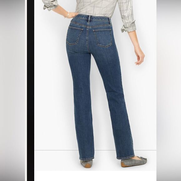 Talbots Barely Bootcut chaplain wash - new with tags size! Size 4 curvey fit! - Picture 3 of 14